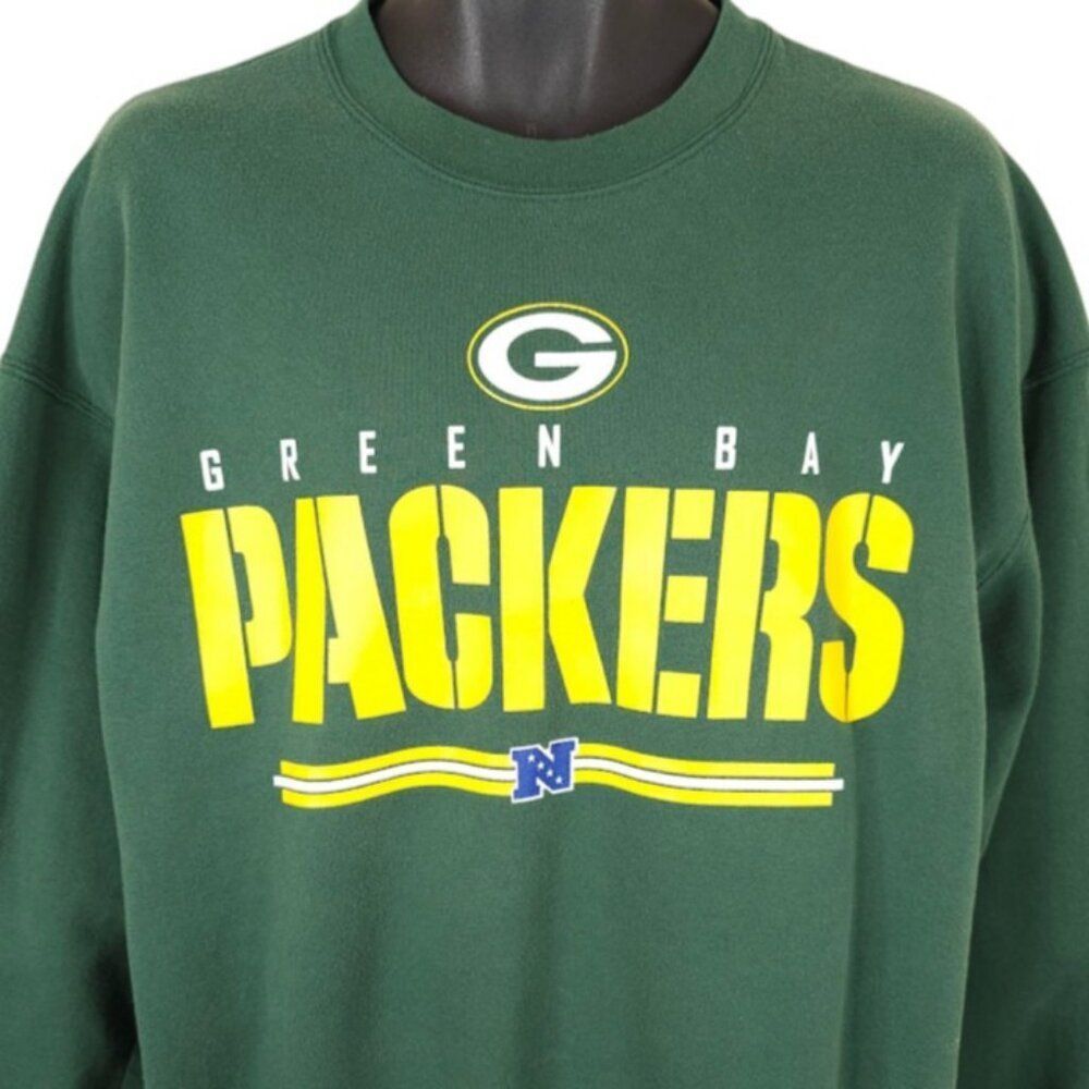 Green Bay Packers Sweatshirt Mens Size XL Green NFL Football